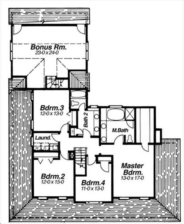 Second Floor image of HILLBRIAR House Plan